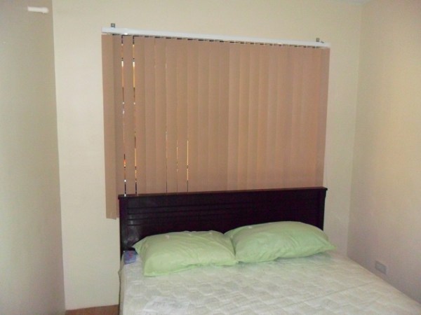 PVC Vertical Blinds Intalled in Bedroom