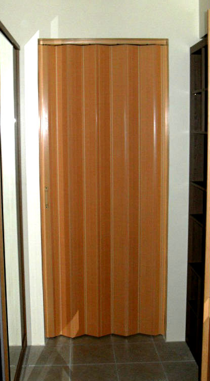 Deluxe Beech Accordion Door Installation at Malate, Manila, Philippines