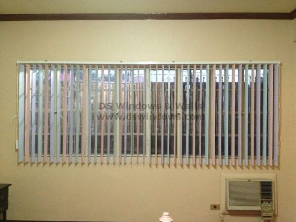 Installed PVC Vertical Blinds in Libis, Quezon City, Philippines