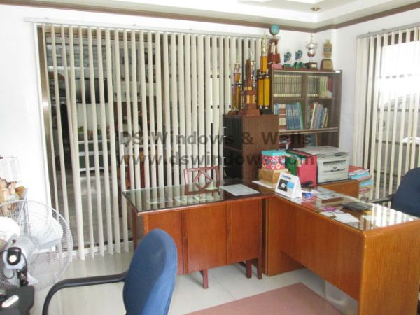 PVC Vertical blinds Installed in Makati City, Philippines