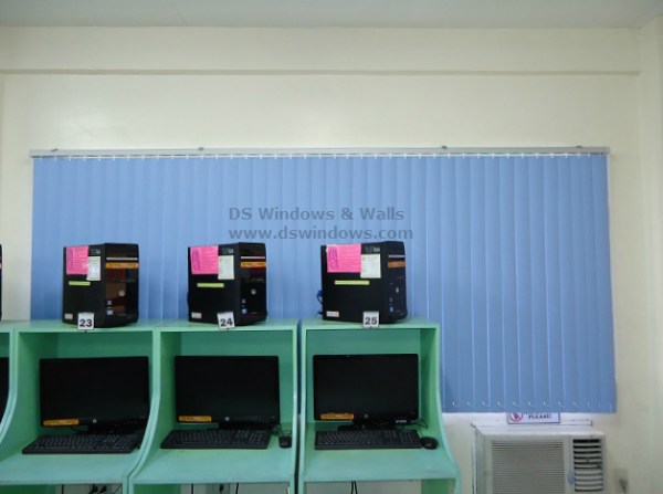 Installed PVC Vertical Blinds in Ilaya Barangka, Mandaluyong City, Philippines