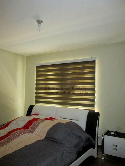 Combi Blinds Installed in Apartment Bedroom - Palanan, Makati