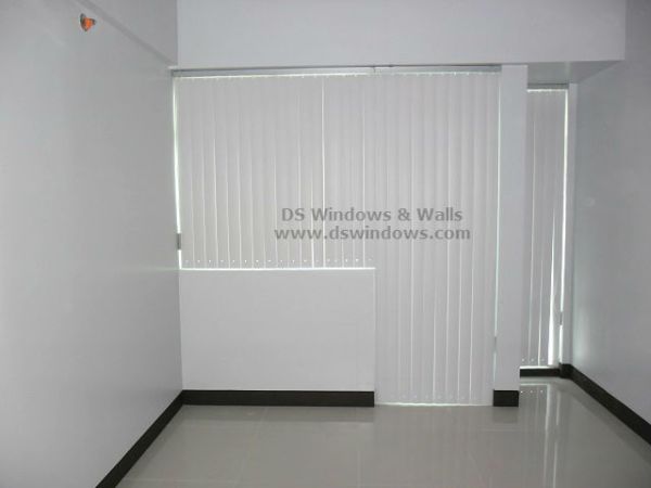 PVC Vertical Blinds Installed in Wind Residences, Tagaytay Philippines