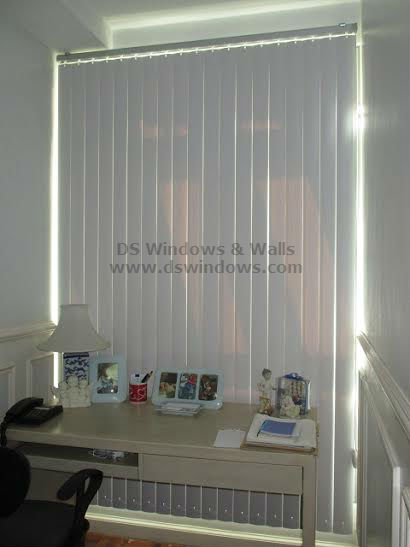 PVC Vertical Blinds installed at Sun Residences, Quezon City Philippines