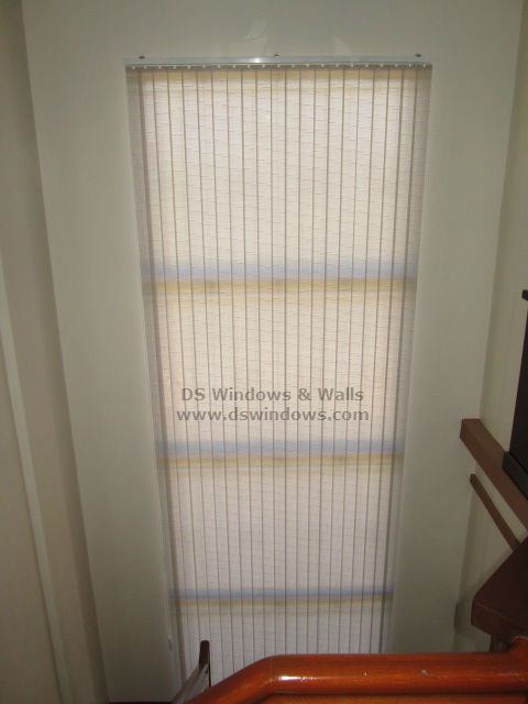 Fabric Vertical Blinds For Staircase Window - Madaluyong City, Philippines
