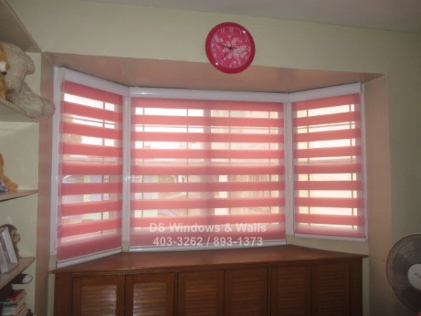 Color pink combi blinds - Las Pinas project