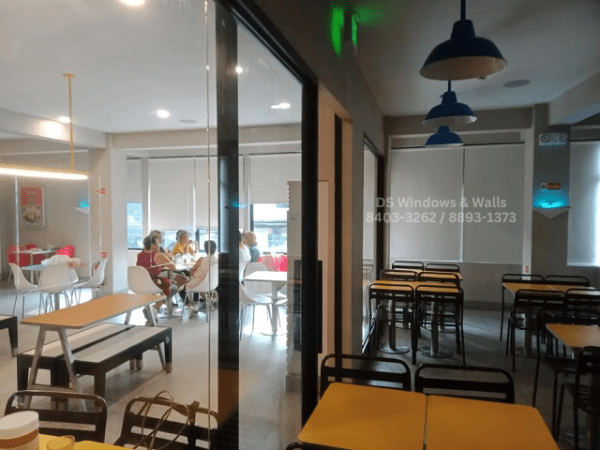 roll up blinds fast food